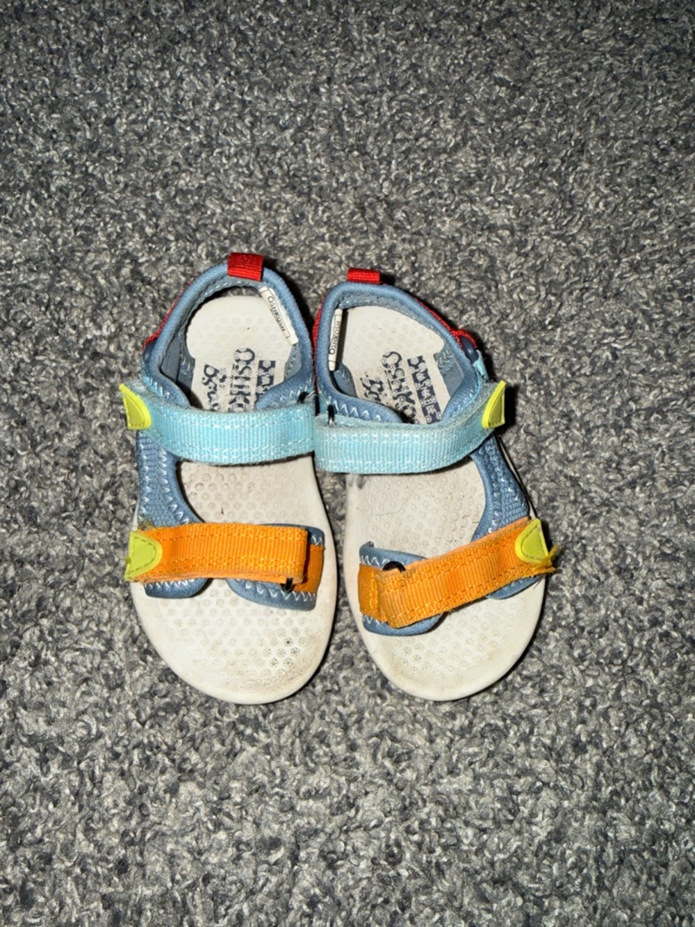OshKosh B'gosh Light Blue and Orange Kids Sandals